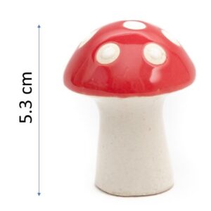 PLANTORI CERAMIC BIG MUSHROOMS TOY GARDEN ACCESSORY SET OF 3